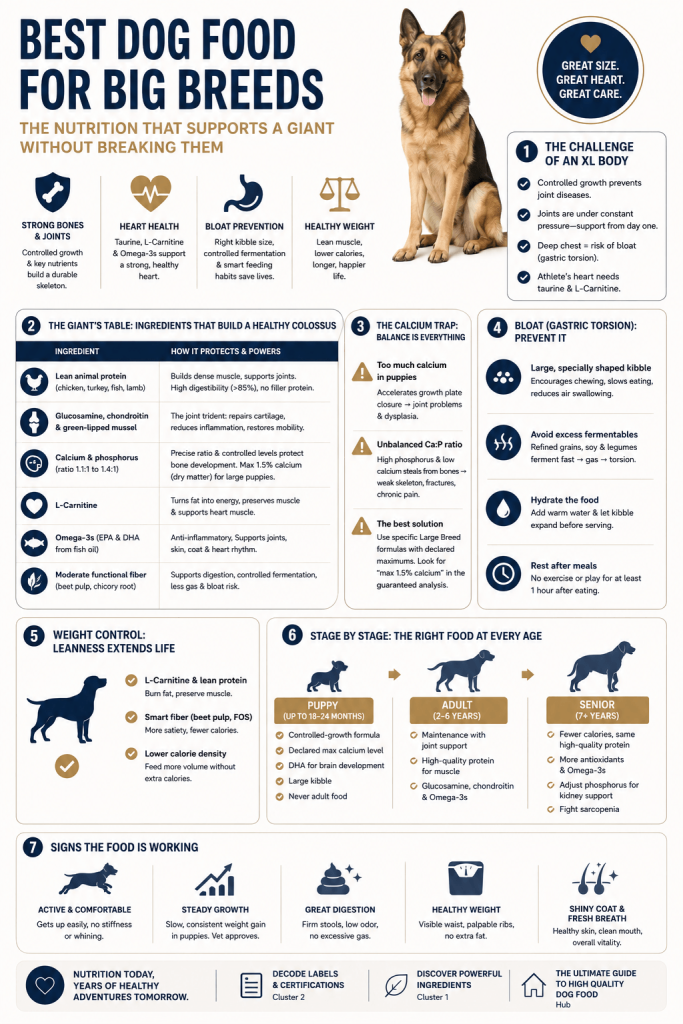 best dog food for big breeds