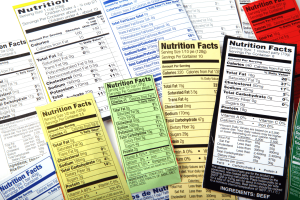dog food labels